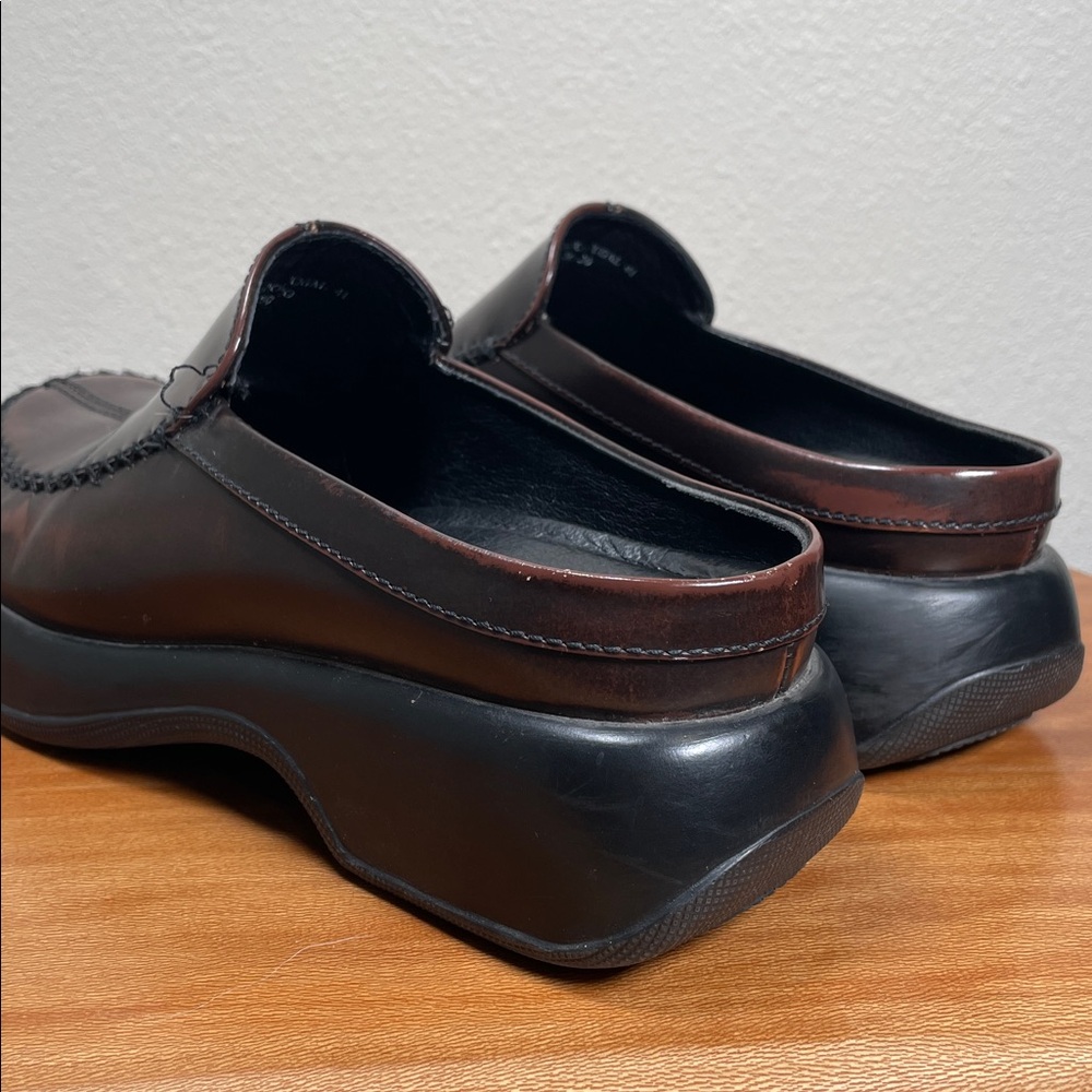 Dansko Patchwork Clogs Mules Comfort Leather Slip… - image 12